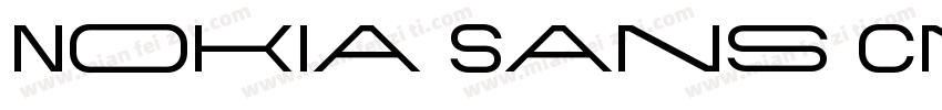 Nokia Sans Cn S40 Regular字体转换